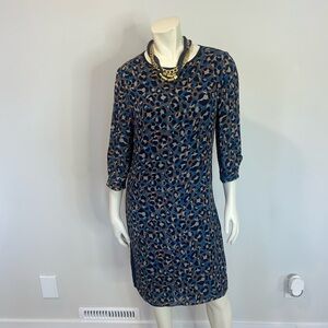 Beautiful Leopard Print 3/4 Sleeve Dress by JAEGER❤️8